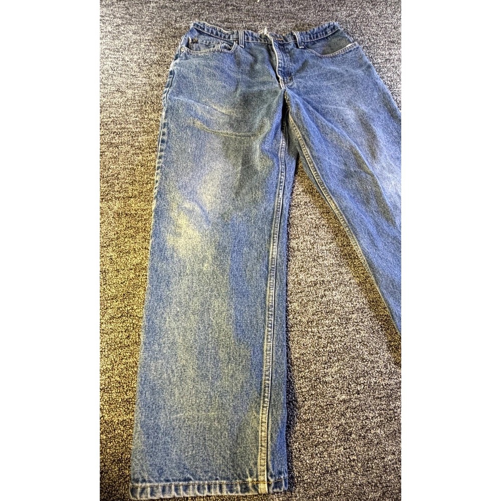 Polo Ralph Lauren Jeans Mens 34x30 Blue Denim Cotton Medium Wash Straight Leg - Picture 6 of 15